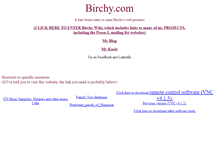Tablet Screenshot of birchy.com
